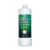 Grow More seaweed extract bottle delivers natural plant nourishment for seedlings.