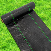 Groweco weed barrier fabric 3.2 oz—durable ground cover for weed prevention in gardens.