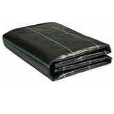 Groweco weed barrier fabric 6ft by 100ft blocks weeds while maintaining soil moisture