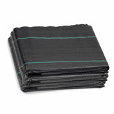 Groweco weed barrier fabric 6ft x 50ft blocks weeds while preserving soil moisture.