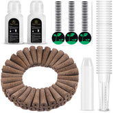 Growell Seed Pod Kit components arranged for AeroGarden compatibility and year-round hydroponics