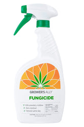 Grower's Ally fungicide spray bottle ready for indoor and outdoor plant protection