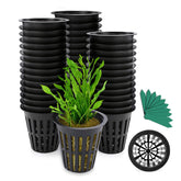 Growneer net pots with 2-inch slotted cups improving aeration for roots