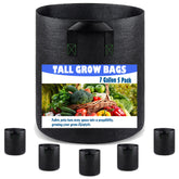 Growpropel tall fabric pot with deep root space for tomatoes.