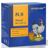 GRUBSFARM premium dried BSF larvae in a box for chickens protein boost