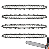GSSHBR Stihl 4-pack 16-inch chain closeup shows sharp teeth for efficient cuts.