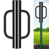 Gtongoko 8lb fence post driver with handles for easier post setting