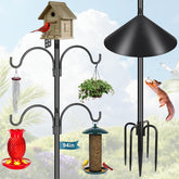 Gtongoko bird feeder pole with 94-inch base for tall, stable outdoor setup.