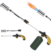 GudeKeen propane torch weed burner with adjustable flame for precise outdoor tasks.
