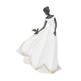 Guichifun fairy statue with leaf skirt adds artistic garden detail and enduring beauty.