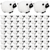 Guiqulai mini white sheep figurines, perfect for fairy garden accents and indoor shelves
