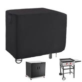 Guisong grill cover on a Royal Gourmet griddle, shielding from rain and dust