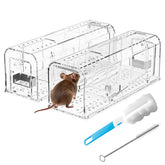 Guistekno humane mouse trap front view enables quick, no-contact verification.