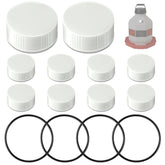 Gulfmew poultry fountain replacement cap pack keeps water flowing smoothly.