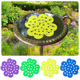 Guotwozi yellow floating bee island provides an accessible pollinator drinking spot.