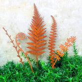 GUOXIAOER metal flowers outdoor stakes brighten planters and borders