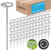 GXZKLMMY landscape pin with circle-top 6-inch design secures fabric effectively in wind.
