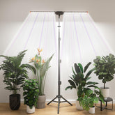 GYTF grow light with stand showing a stable base for upright indoor plants