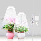 GYTF Halo Grow Light front view showing even, full-spectrum illumination for indoor plants.