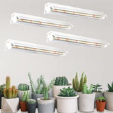 GYTF T5 LED Grow Light with V-shaped Reflector for shelf plants.
