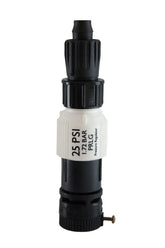 Habitech drip faucet adapter assembly for quick, leak-free irrigation connections.