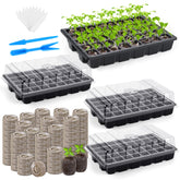 Hahood 3-pack seed starter trays designed for efficient germination in home gardens.