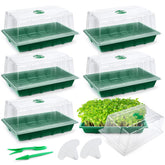 Hahood seed starter tray with humidity dome for healthy germination at home