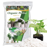HAINANSTRY Organic Perlite bag open showing lightweight soil amendment for better drainage.