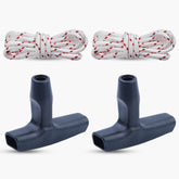 HAISHINE starter handle grip rope kit for MS180 with durable three-finger grip