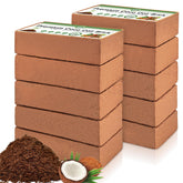 Halatool coco coir brick packaged, ideal for quick setup in soil free gardens.