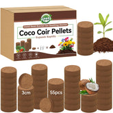 Halatool coco coir pellets packaging ready to expand for seed starting
