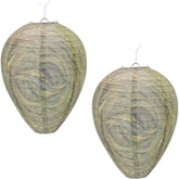 Halatool 2-pack dark green wasp nest packaging with hanging setup
