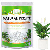Halatool perlite 4QT bag showing uniform particles for better soil aeration.