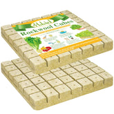 Halatool rockwool cubes for hydroponics support moisture retention and air circulation