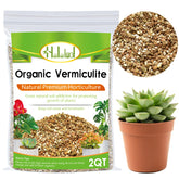 Halatool vermiculite moisture-retention visuals show hydration for indoor plants.