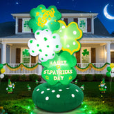 Halfjuly shamrock tower base with polka dots boosts curb appeal for festive outdoors.