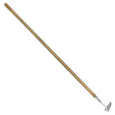 Haliaeetus Sickle Hoe with 58-inch handle, ideal for standing weed removal.
