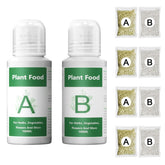Haligo hydroponics nutrients bottles pair ready for mixing