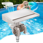 Hanaoyo Pool Fountain Waterfall outlet shows a smooth cascade for calming pool ambience.