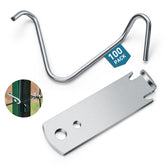 Hanaruer 100pcs T-post wire clips pack for easy fencing projects