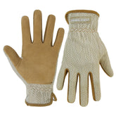 HANDLANDY women's gardening gloves with breathable mesh back for cool hands
