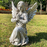 Handsider Praying Angel garden statue for outdoor serenity and timeless decor.