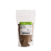Handy Pantry organic alfalfa sprouting seeds in resealable pouch for easy storage.