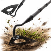 HANGMAICOME hollow garden hoe blade for efficient weed cutting in beds.