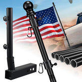 HANGMAICOME truck flag pole 5ft ready for rugged road displays