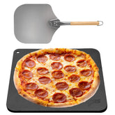 Hans Grill Pizza Steel PRO 13x13 square heats evenly for crisp crust