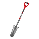 HANTOP drain spade 44in for deep digging and root cutting with a durable fiberglass handle.