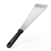 HANWRAPS fish spatula in stainless steel, ideal for direct contact with food.