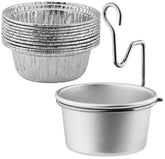 HAO Helper grill grease tray clip attached under grill for mess-free cooking