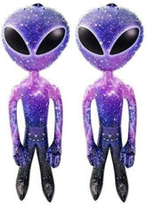 HAPPY DEALS Galaxy Space Alien Inflate aliens ready for party decor and play.